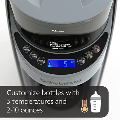 New Baby Brezza New and Improved Formula Pro Advanced Formula Dispenser Machine (Slate) - Kidsy