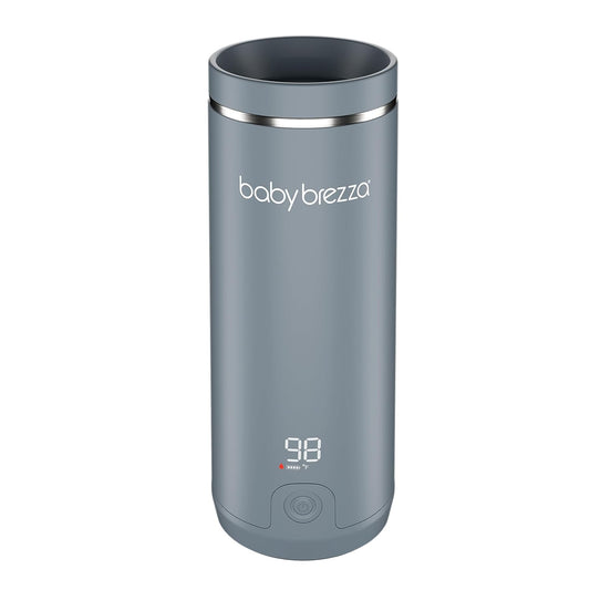 New Baby Brezza Portable Bottle Warmer Up to 9 oz (Gray) - Kidsy
