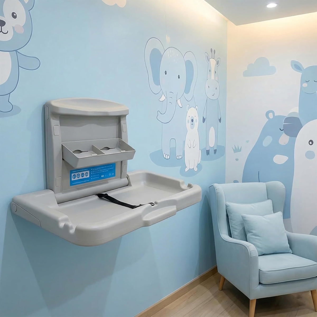 New Baby Changing Station Wall Mounted, Commercial Baby Changing Station - Kidsy