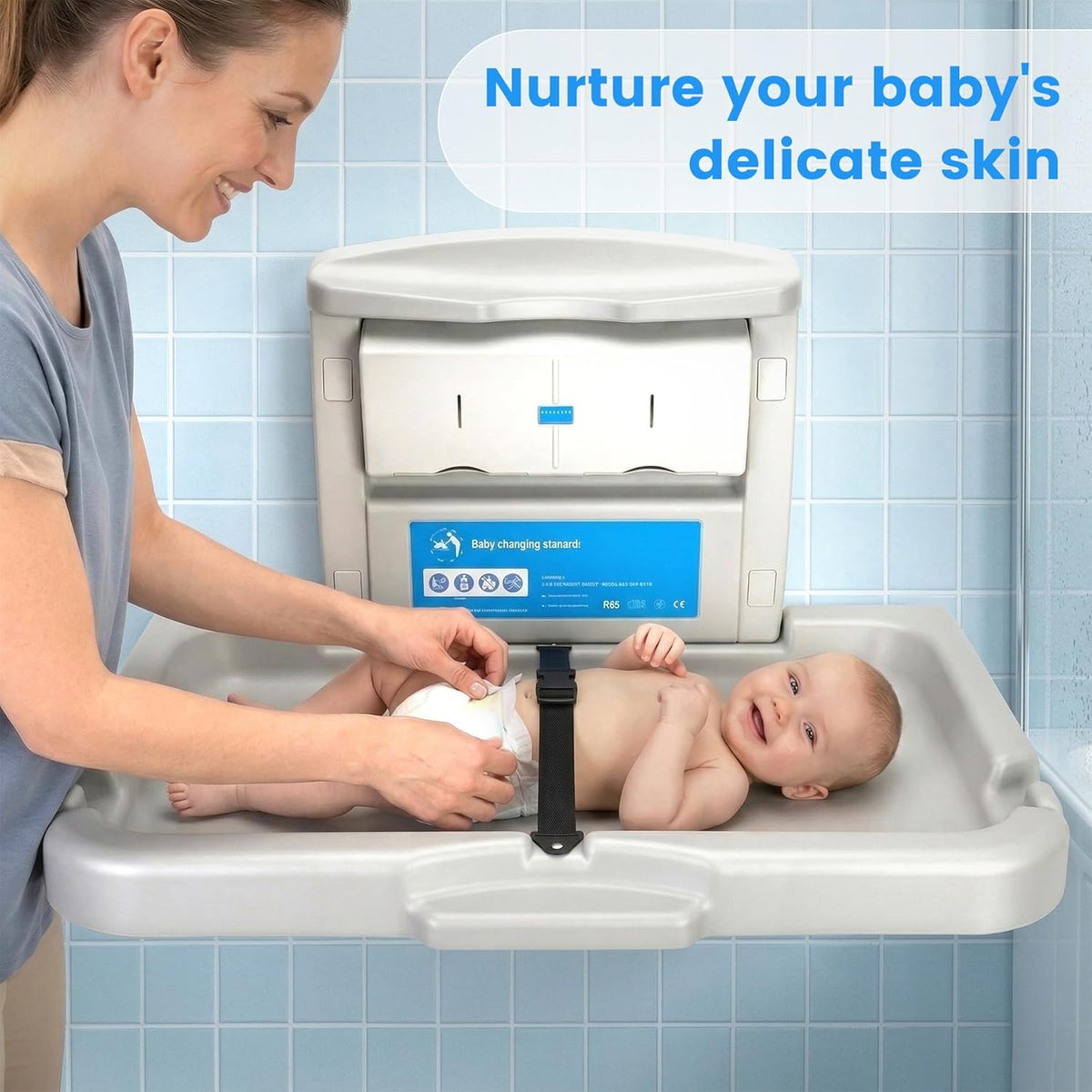 New Baby Changing Station Wall Mounted, Commercial Baby Changing Station - Kidsy
