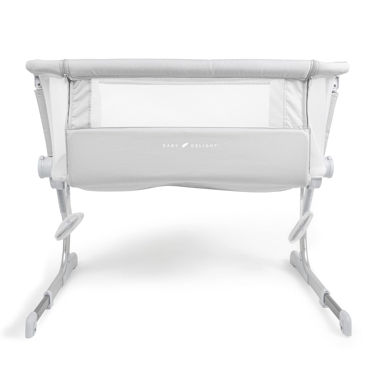 New Baby Delight Beside Me Dreamer Bassinet Bedside Sleeper (Driftwood Gray) - Kidsy
