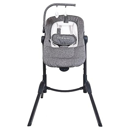 New Baby Delight Bloom Baby Seat | Soothing and Adjustable Baby Chair (Charcoal Tweed) - Kidsy