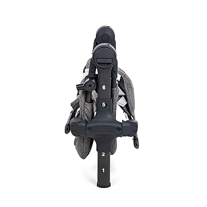 New Baby Delight Bloom Baby Seat | Soothing and Adjustable Baby Chair (Charcoal Tweed) - Kidsy