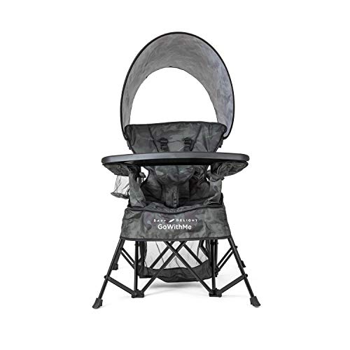 New Baby Delight Go with Me Venture Portable Chair (Carbon Camo) - Kidsy