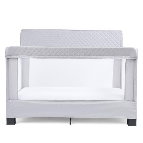 New Baby Delight Horizon Full Size Crib (Grey) - Kidsy