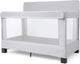 New Baby Delight Horizon Full-Size Mesh Crib (Grey) - Kidsy