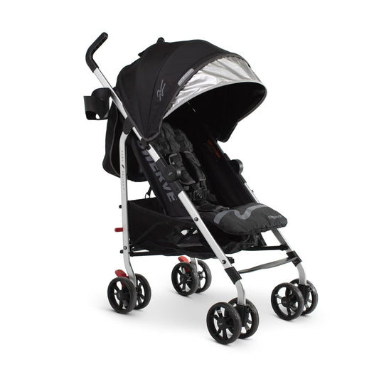 New Baby Delight Swerve Stroller Lightweight for Travel & Everyday (Black) - Kidsy