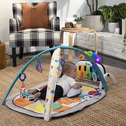 New Baby Einstein 4-in-1 Kickin' Tunes Music and Language Play Gym and Piano Tummy Time Activity Mat - Kidsy