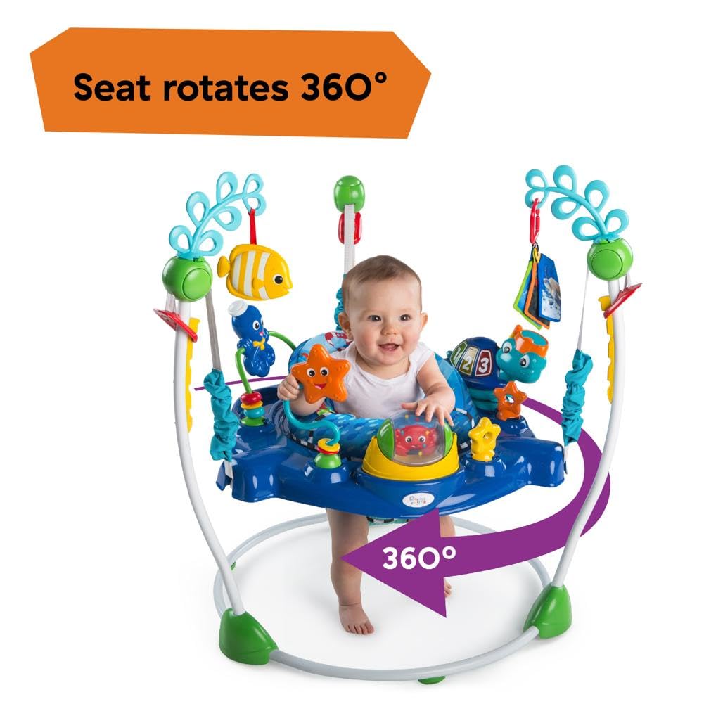 New Baby Einstein Discovery Activity Jumper (Neptune's Ocean) - Kidsy