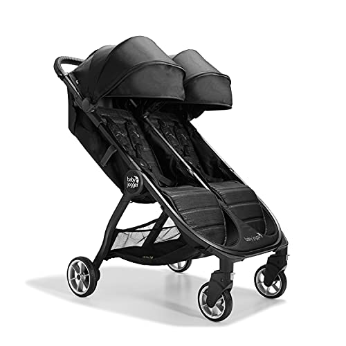 New Baby Jogger City Tour 2 Double Stroller (Jet Black) - Kidsy