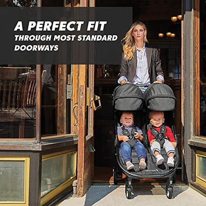 New Baby Jogger City Tour 2 Double Stroller (Jet Black) - Kidsy