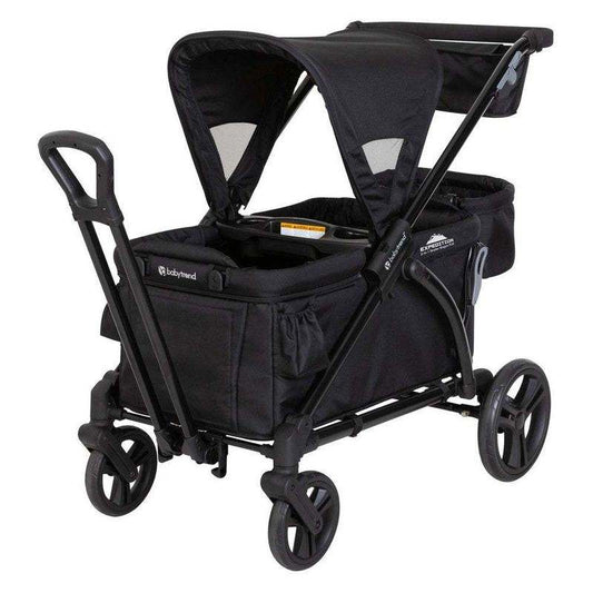 New Baby Trend Expedition 2 - in - 1 Stroller Wagon PLUS (Ultra Black) - Kidsy