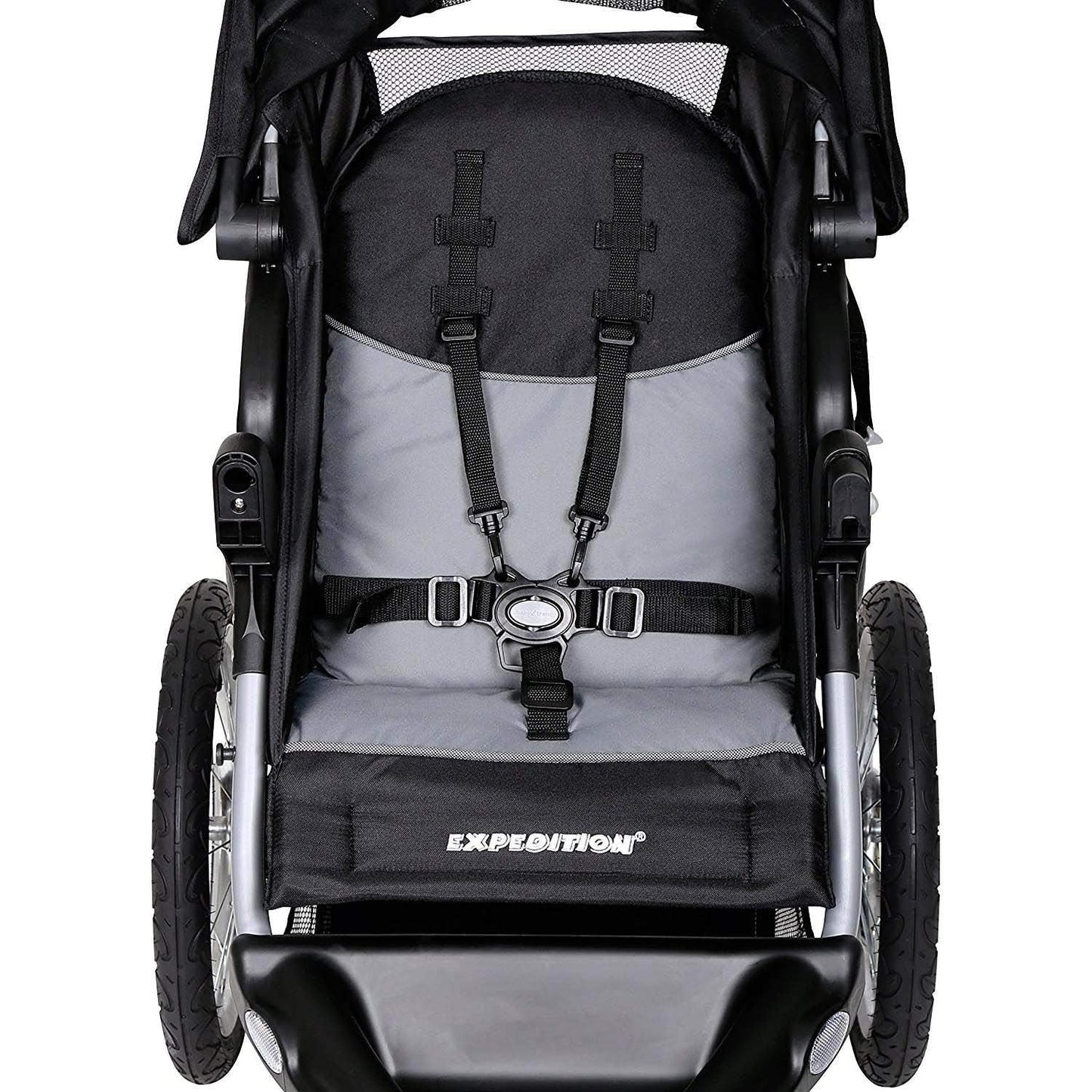 New Baby Trend Expedition Jogger Travel System with EZ Flex - Loc Infant Car Seat (Millenium White) - Kidsy