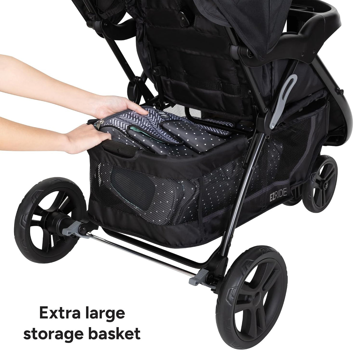 New Baby Trend EZ Ride DLX Stroller Travel System (Dash Midnight) - Kidsy