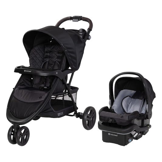 New Baby Trend EZ Ride DLX Stroller Travel System (Dash Midnight) - Kidsy
