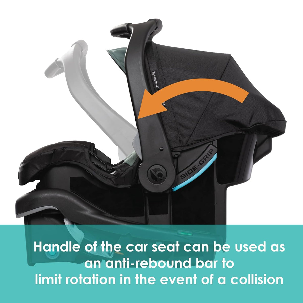 New Baby Trend EZ Ride SE Travel System with Secure - Lift Infant Car Seat (Dash Sage) - Kidsy