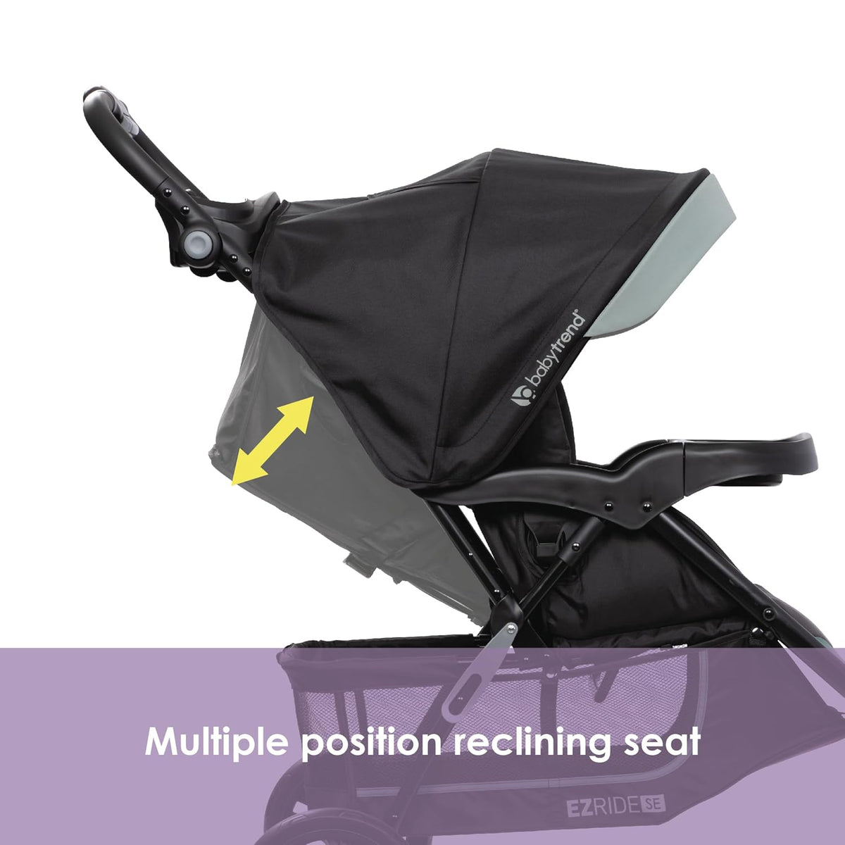 New Baby Trend EZ Ride SE Travel System with Secure - Lift Infant Car Seat (Dash Sage) - Kidsy