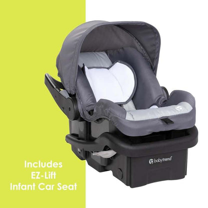 New Baby Trend Ez Ride Travel System With Ez - Lift Car Seat (Dash Grey) - Kidsy