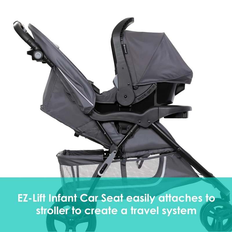 New Baby Trend Ez Ride Travel System With Ez - Lift Car Seat (Dash Grey) - Kidsy