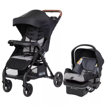 New Baby Trend Passport Cargo Travel System (Black Bamboo) - Kidsy