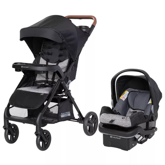 New Baby Trend Passport Cargo Travel System (Black Bamboo) - Kidsy