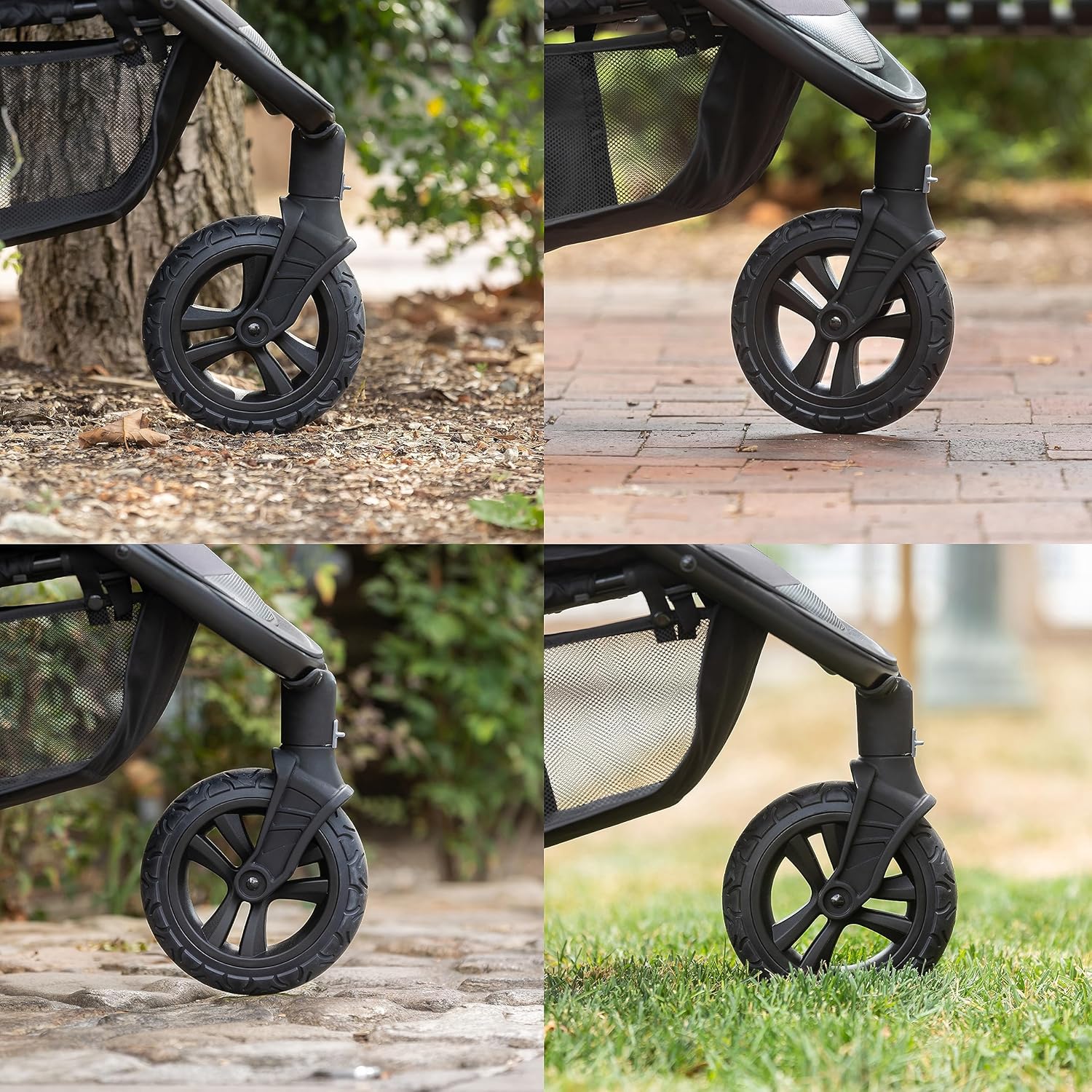 New Baby Trend Passport Seasons All - Terrain Stroller Travel System with EZ - Lift Plus Infant Car Seat (Dash Grey) - Kidsy