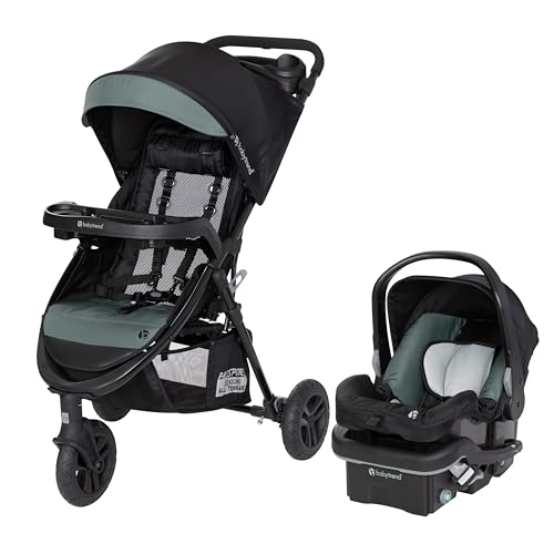New Baby Trend Passport Seasons All - Terrain Travel System (Madrid Green) - Kidsy