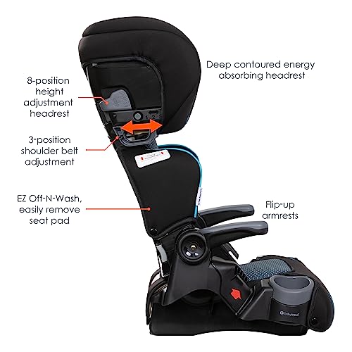 New Baby Trend Protect 2 - in - 1 Folding Booster Car Seat (Aqua Tech) - Kidsy