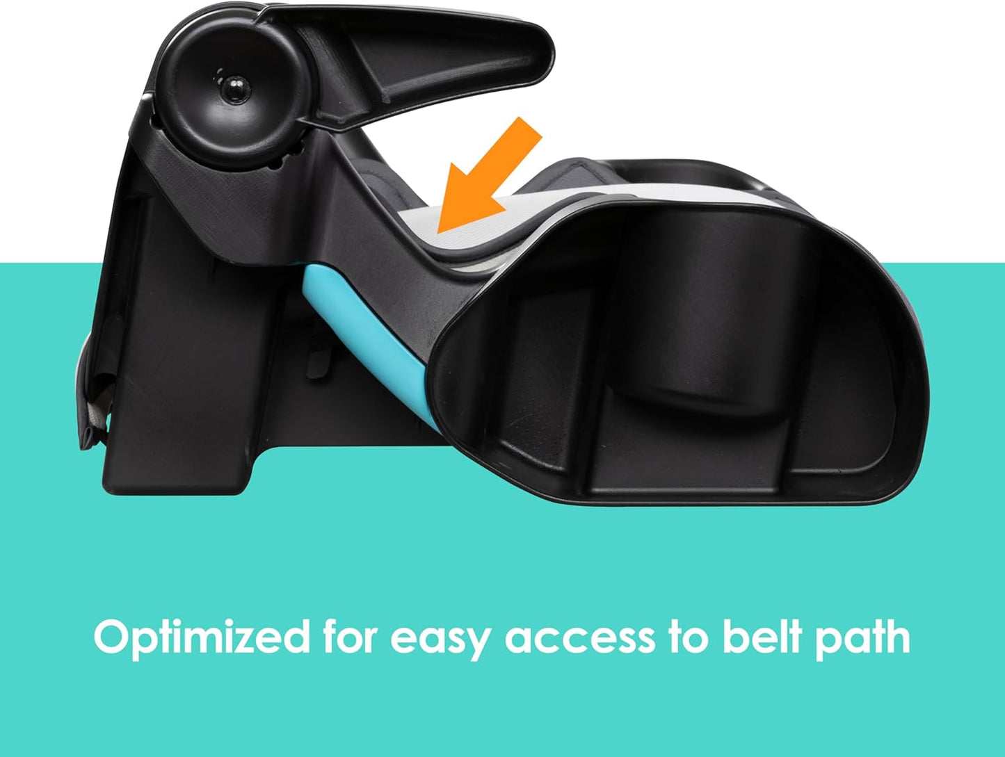 New Baby Trend Protect Slim Backless Booster (Madrid Gray) - Kidsy