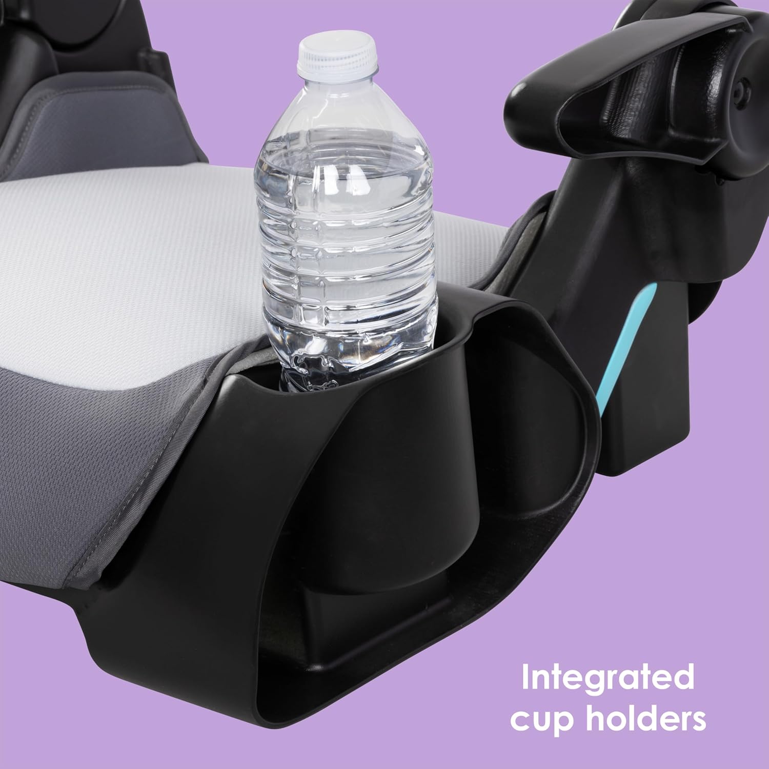 New Baby Trend Protect Slim Backless Booster (Madrid Gray) - Kidsy