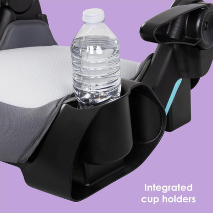 New Baby Trend Protect Slim Backless Booster (Madrid Gray) - Kidsy