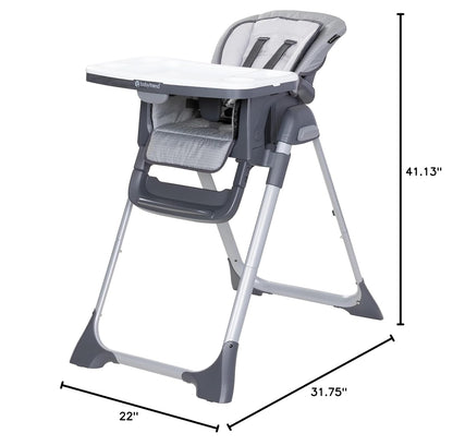 New Baby Trend Sit Right 2.0 3 - in - 1 High Chair (Cozy Grey) - Kidsy