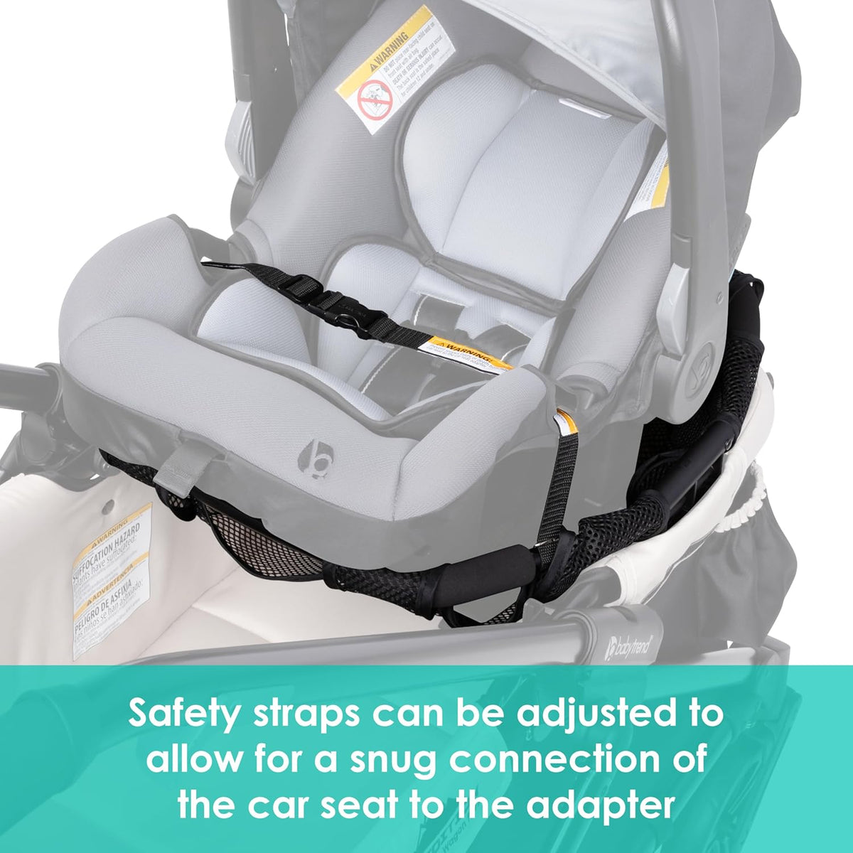 New Baby Trend Stroller Wagon Infant Car Seat Adapter for Expedition (Black) - Kidsy