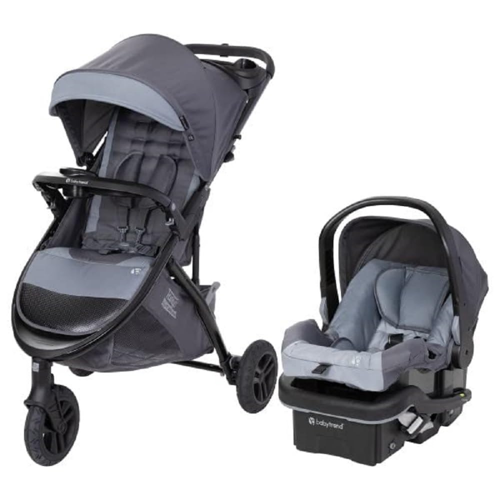 New Baby Trend Tango™ 3 All - Terrain Stroller Travel System with EZ - Lift™ PLUS Infant Car Seat (Ultra Grey) - Kidsy