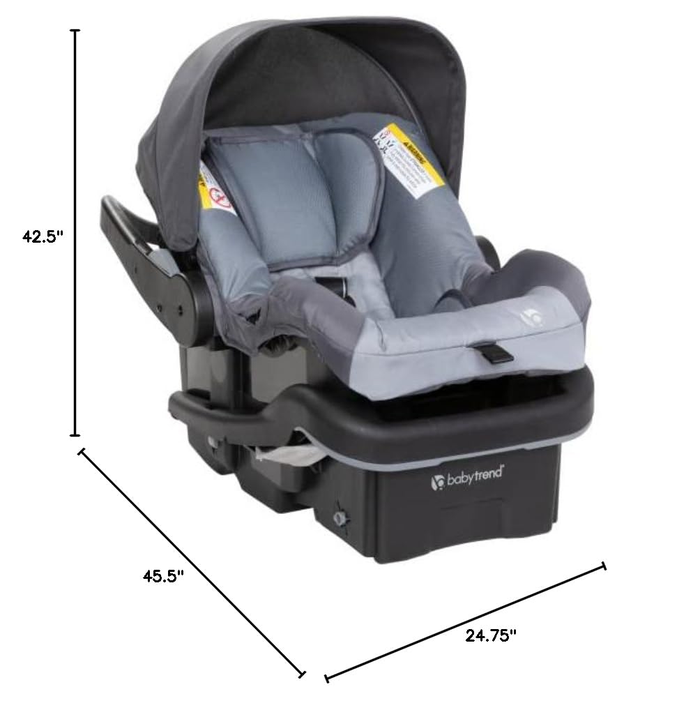New Baby Trend Tango™ 3 All - Terrain Stroller Travel System with EZ - Lift™ PLUS Infant Car Seat (Ultra Grey) - Kidsy