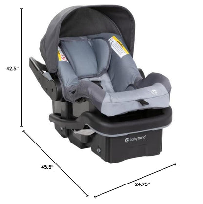 New Baby Trend Tango™ 3 All - Terrain Stroller Travel System with EZ - Lift™ PLUS Infant Car Seat (Ultra Grey) - Kidsy