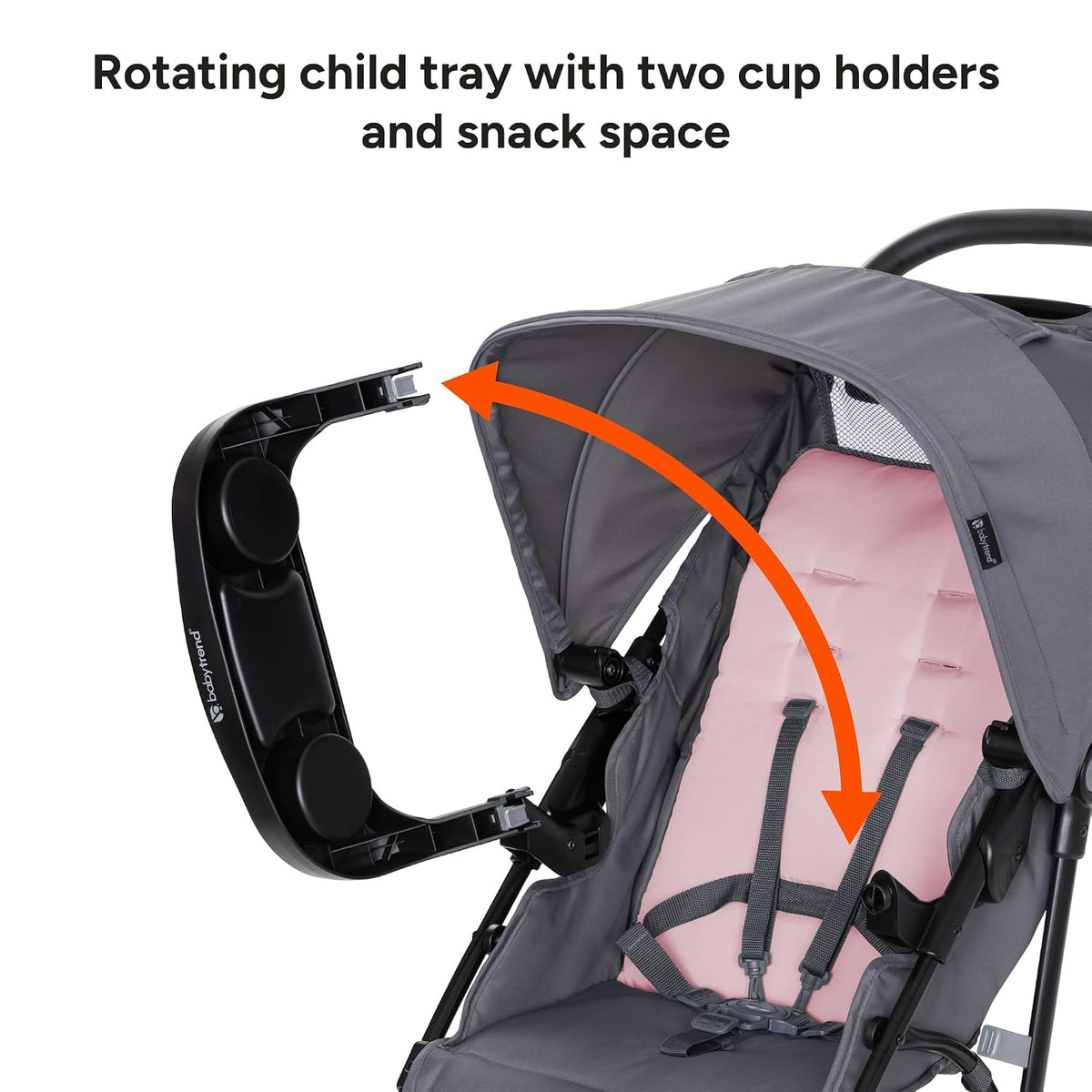 New Baby Trend Venture 3-Wheel Stroller Travel System (Dash Pink) - Kidsy