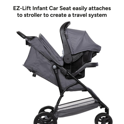 New Baby Trend Venture 3-Wheel Stroller Travel System (Dash Pink) - Kidsy