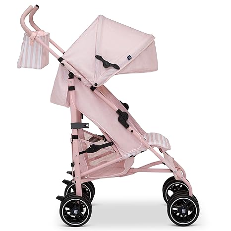 New BabyGap Classic Lightweight Stroller (Pink Stripes) - Kidsy