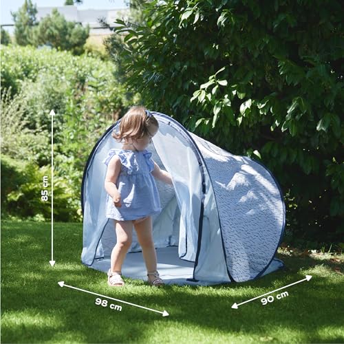 New Babymoov Anti - UV Blue Waves Tent - Kidsy