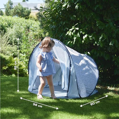 New Babymoov Anti - UV Blue Waves Tent - Kidsy