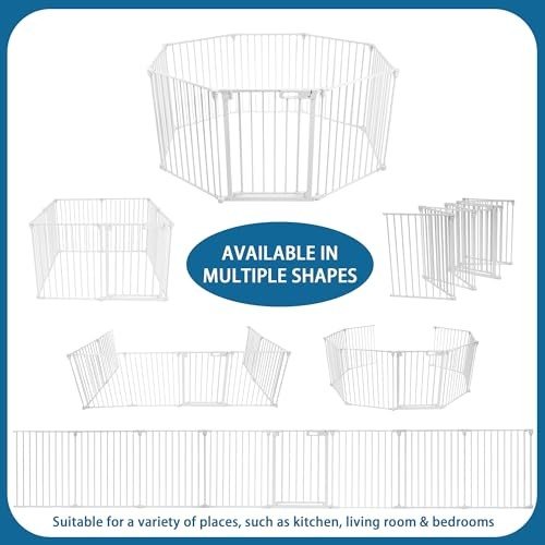New BalanceFrom Easy Walk-Thru Safety Gate (36-Inch Tall, 205-Inch Wide - White) - Kidsy