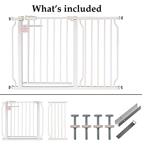 New BalanceFrom Easy Walk - Thru Safety Gate (White) - Kidsy