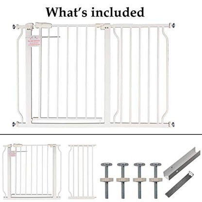 New BalanceFrom Easy Walk - Thru Safety Gate (White) - Kidsy