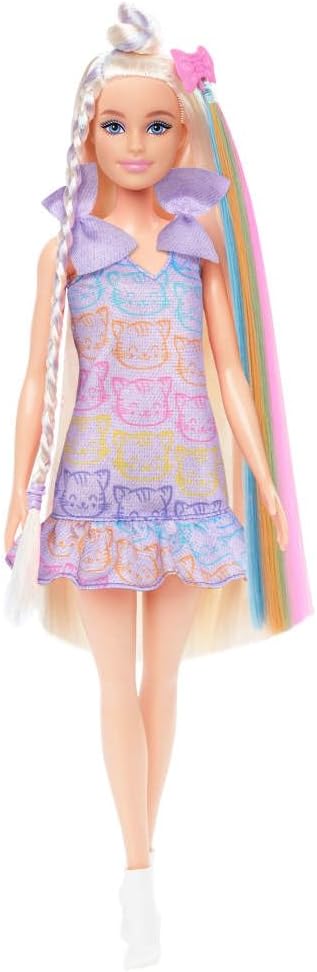 New Barbie Fun & Fancy Blonde Doll with Extra - Long Hair & 2 Looks - Kidsy