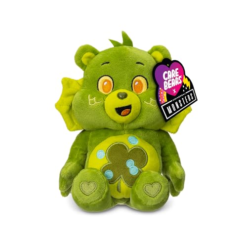 New Basic Fun Care Bears Good Luck Bear 9 Inch Plush (Green) - Kidsy