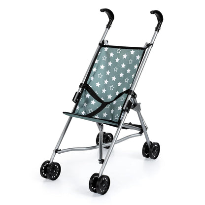 New Bayer Umbrella Doll Stroller Foldable Design 3 Years and Up (Green/White Stars) - Kidsy