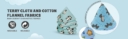 New Beba Bean Pee - pee Teepee Golf Green - Cello Bag, 5 Golf Teepees - Kidsy