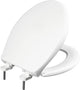 New Bemis 790TDGSL Plastic Elongated Slow-Close Toilet Seat (White) - Kidsy