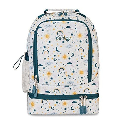 New Bentgo Kids 2 - in - 1 Backpack & Insulated Lunch Bag (Friendly Skies) - Kidsy